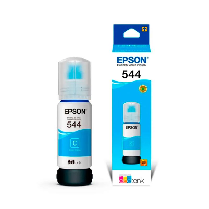 EPSON - TINTA EPSON 544 CYAN, 7500 PAG, L1110/1210/3110 P/N: T544220-AL