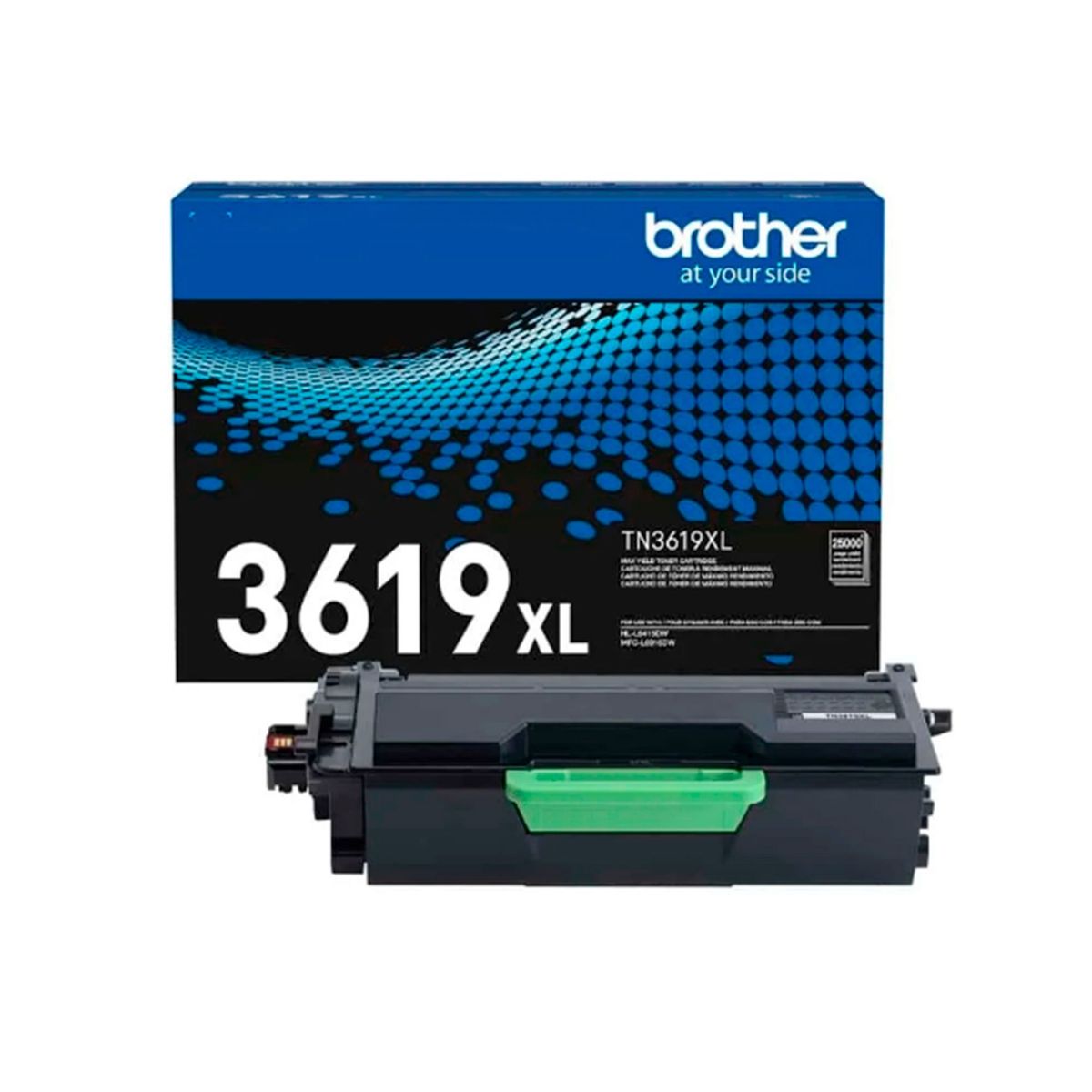 BROTHER - TONER BROTHER TN3619XL NEGRO, 25000 PAG, HL-L641DW P/N: TN3619XL