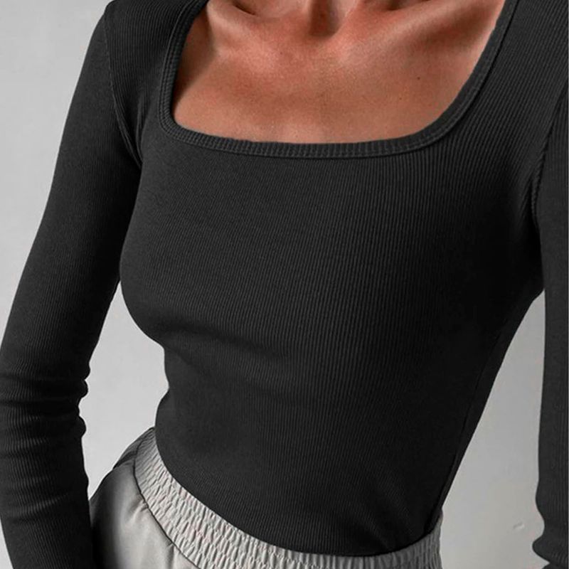 GENERICO - Basico Mujer Top Rip Ana Macgregor Negro