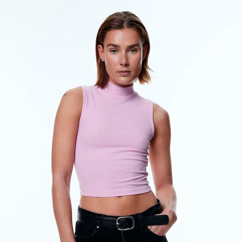 GENERICO - Basico Mujer Top Rip Amanda Tomé Rosa