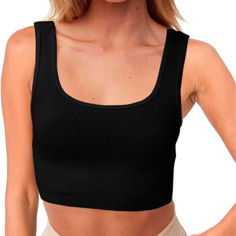 GENERICO - Basico Mujer Top Rip Karen Georgieva Negro