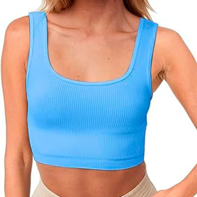 GENERICO - Basico Mujer Top Rip Karen Georgieva Celeste