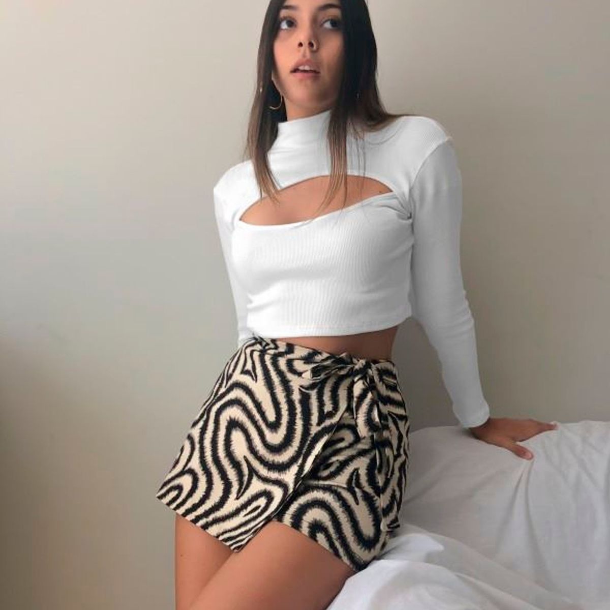 GENERICO - Basico Mujer Top Rip Judith Pelosi Blanco