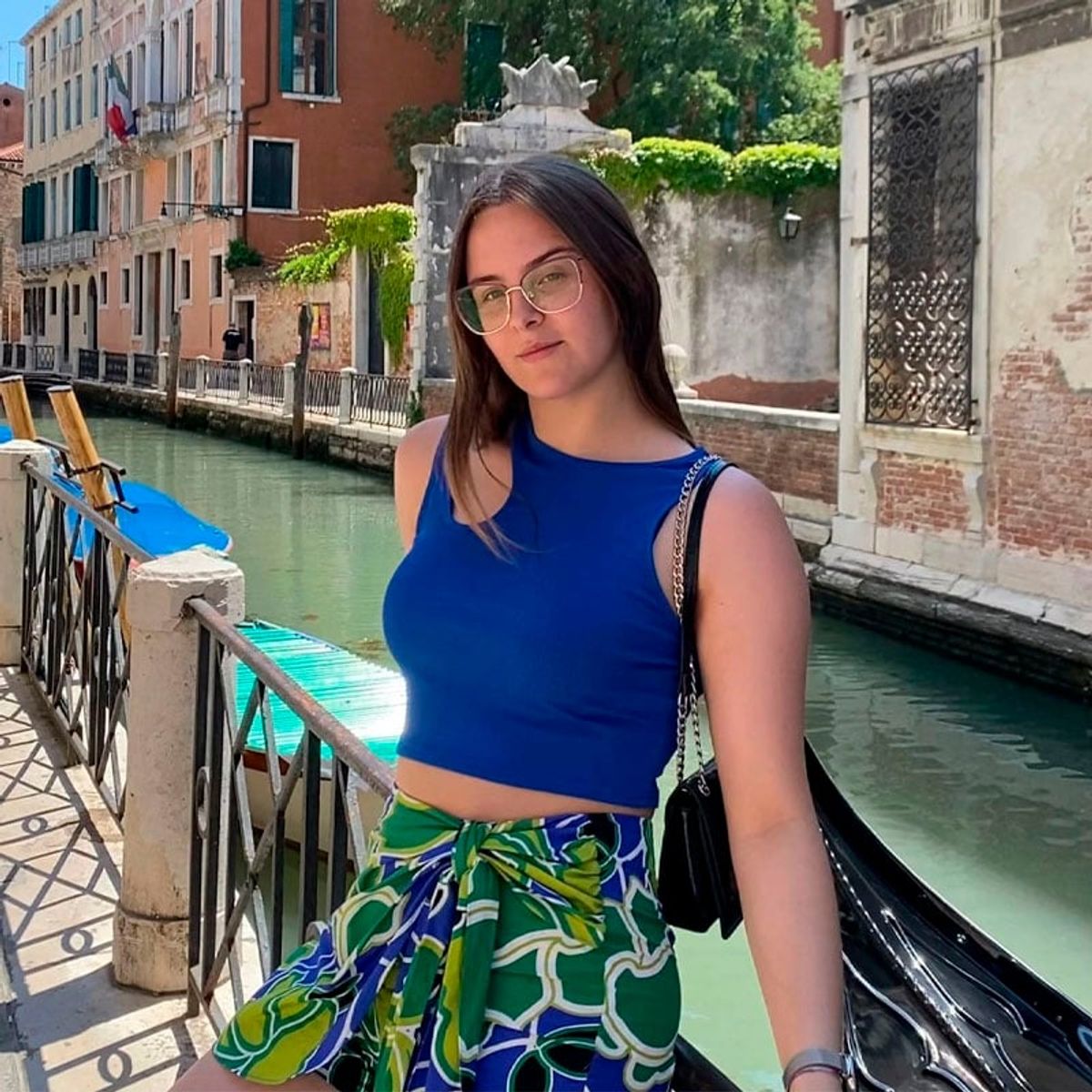 GENERICO - Basico Mujer Top Rip Christine Blanc Azul