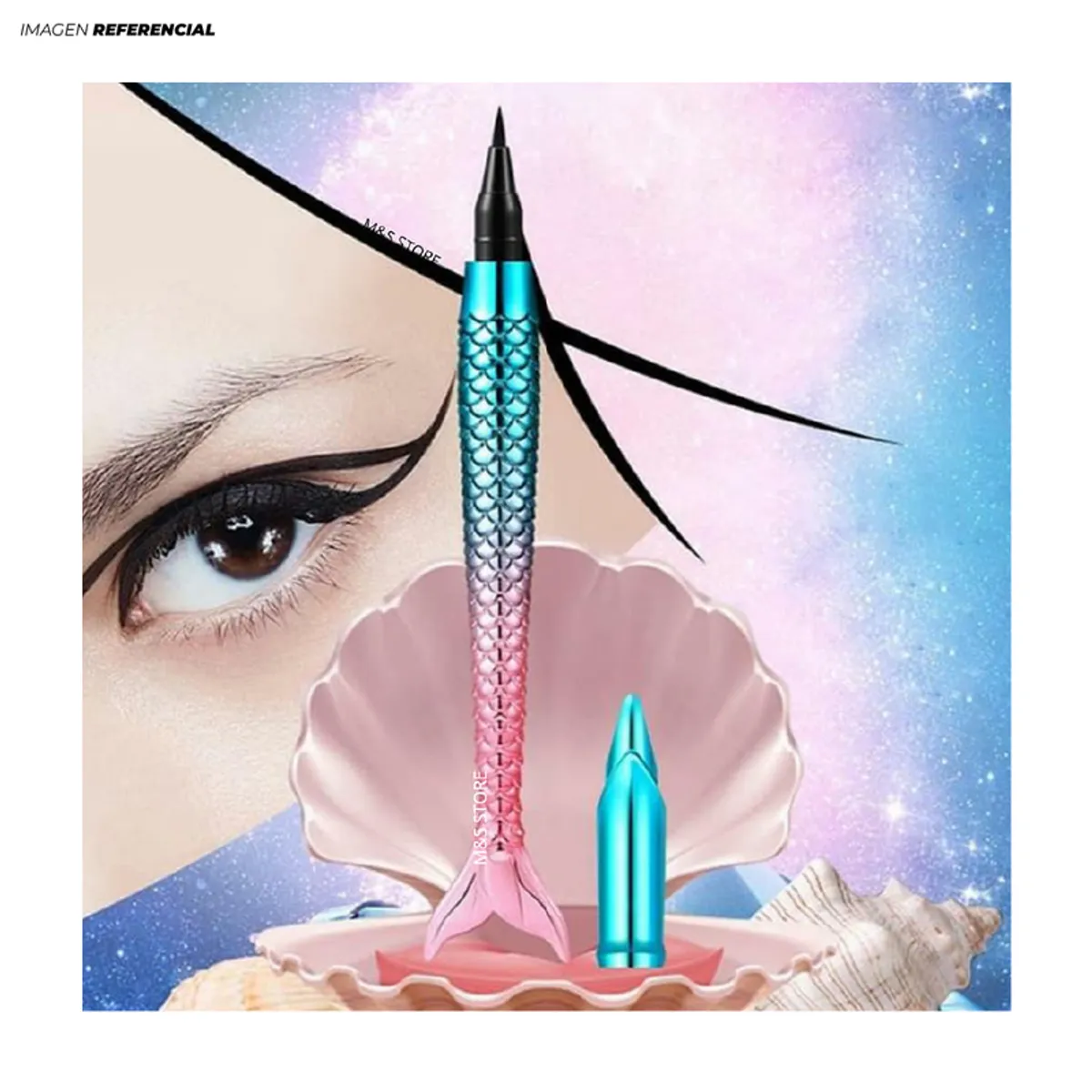 GENERICO - Delineador Liquido Estilo Sirena EVER BEAUTY