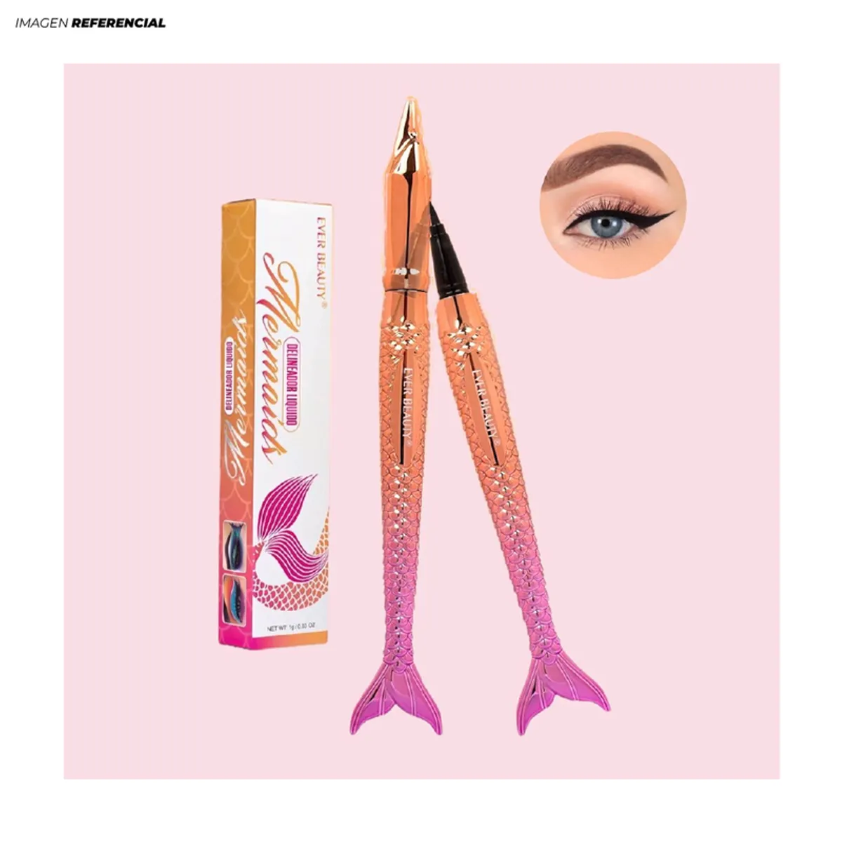 GENERICO - Delineador Liquido Estilo Sirena EVER BEAUTY