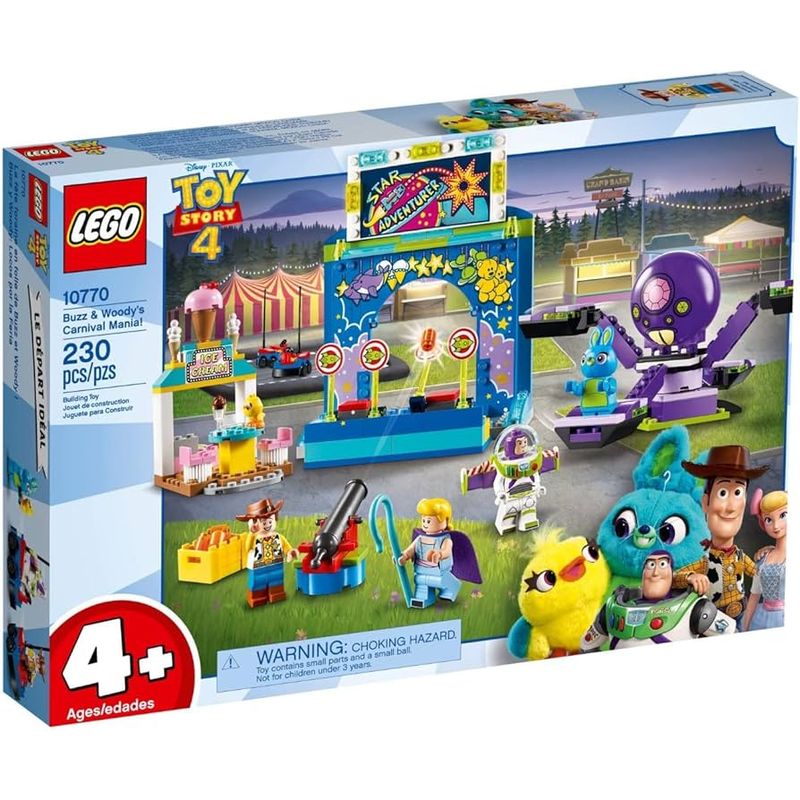 LEGO - LEGO TOY STORY 4  BUZZ Y WOODY´S CARNIVAL MANIA