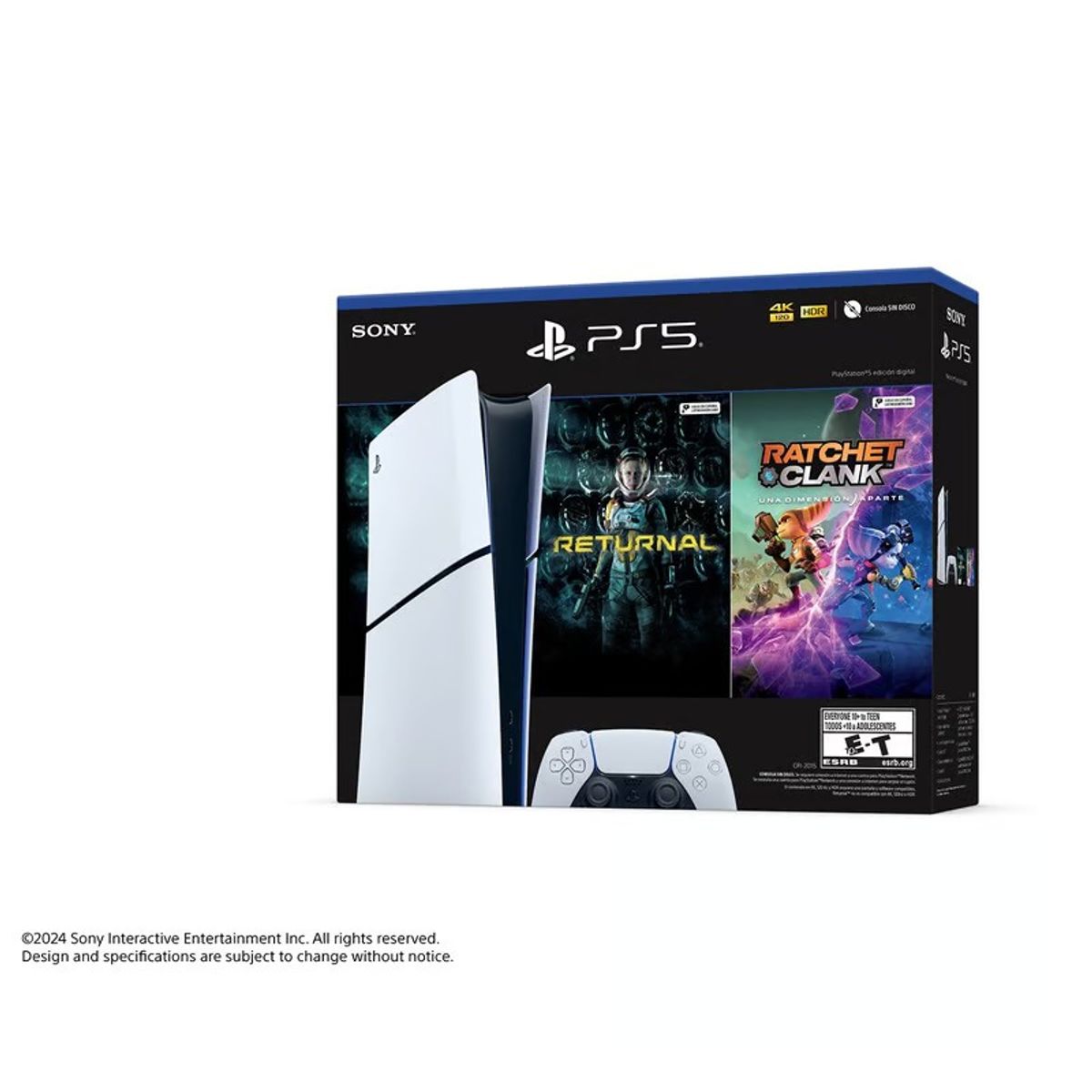 SONY - Consola PS5 Digital Slim + Returnal +Ratchet & Clank.
