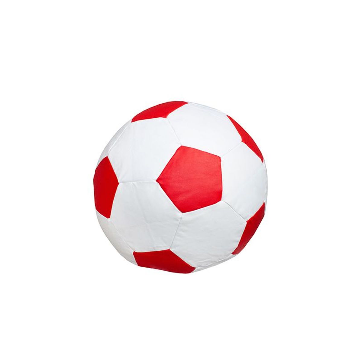 MULTITOP - Puff Soccer Chico Blanco y Rojo