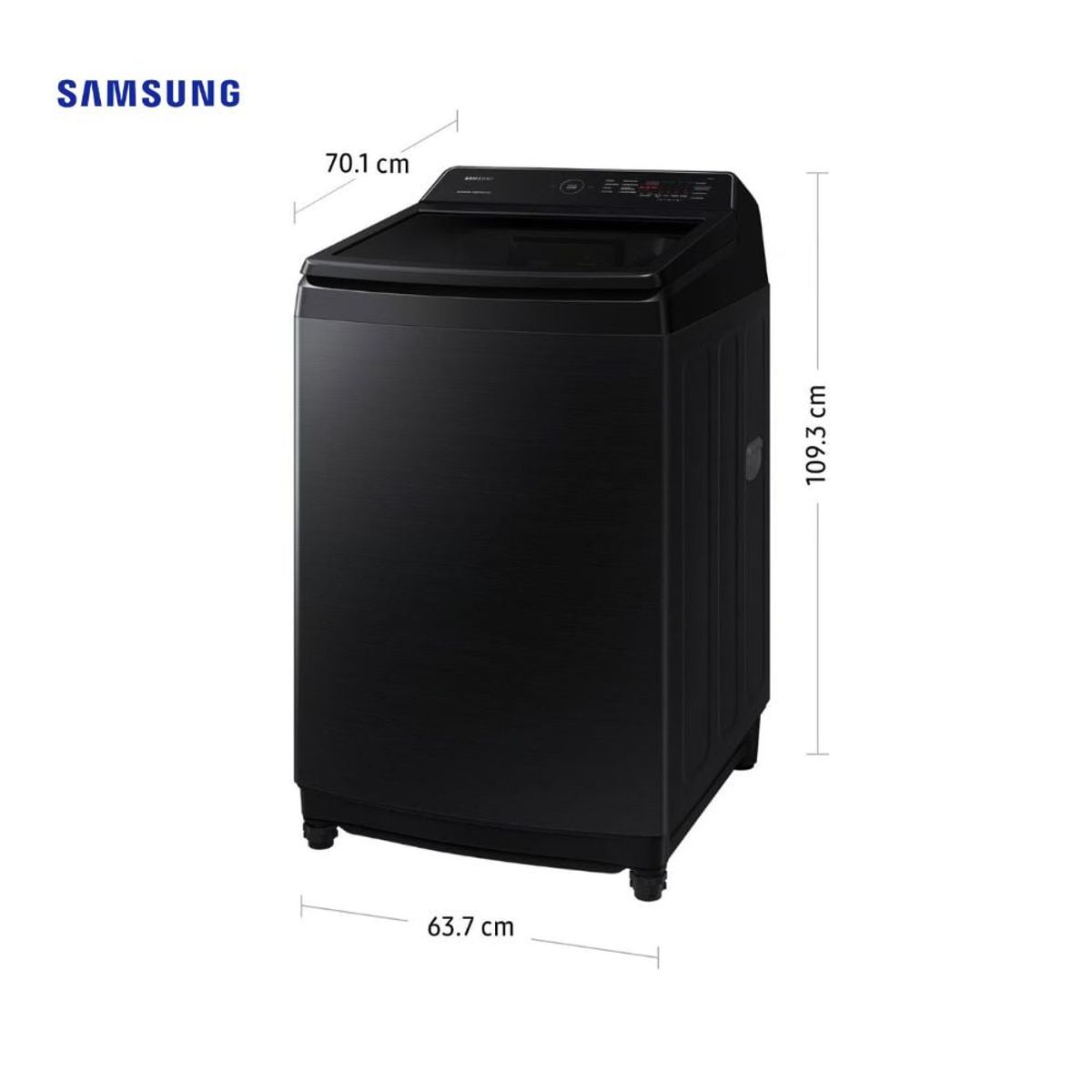 SAMSUNG - Lavadora SAMSUNG Carga Superior 19Kg WA19CG6441BV