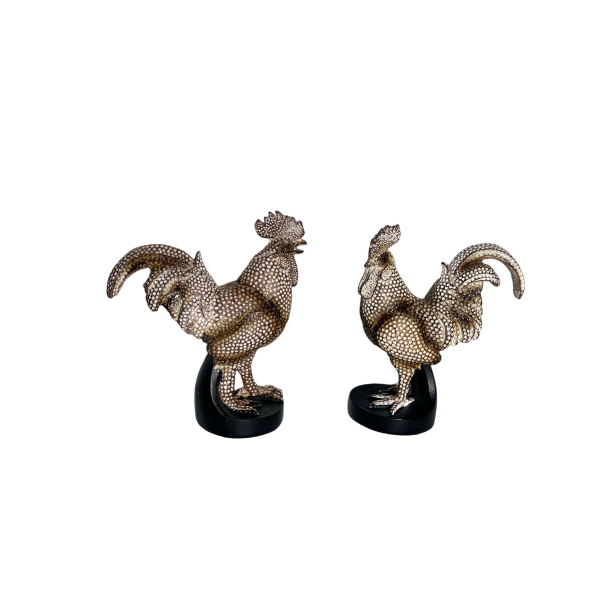 GENERICO - SET X 2 GALLOS 10 x 6 x 13 cm