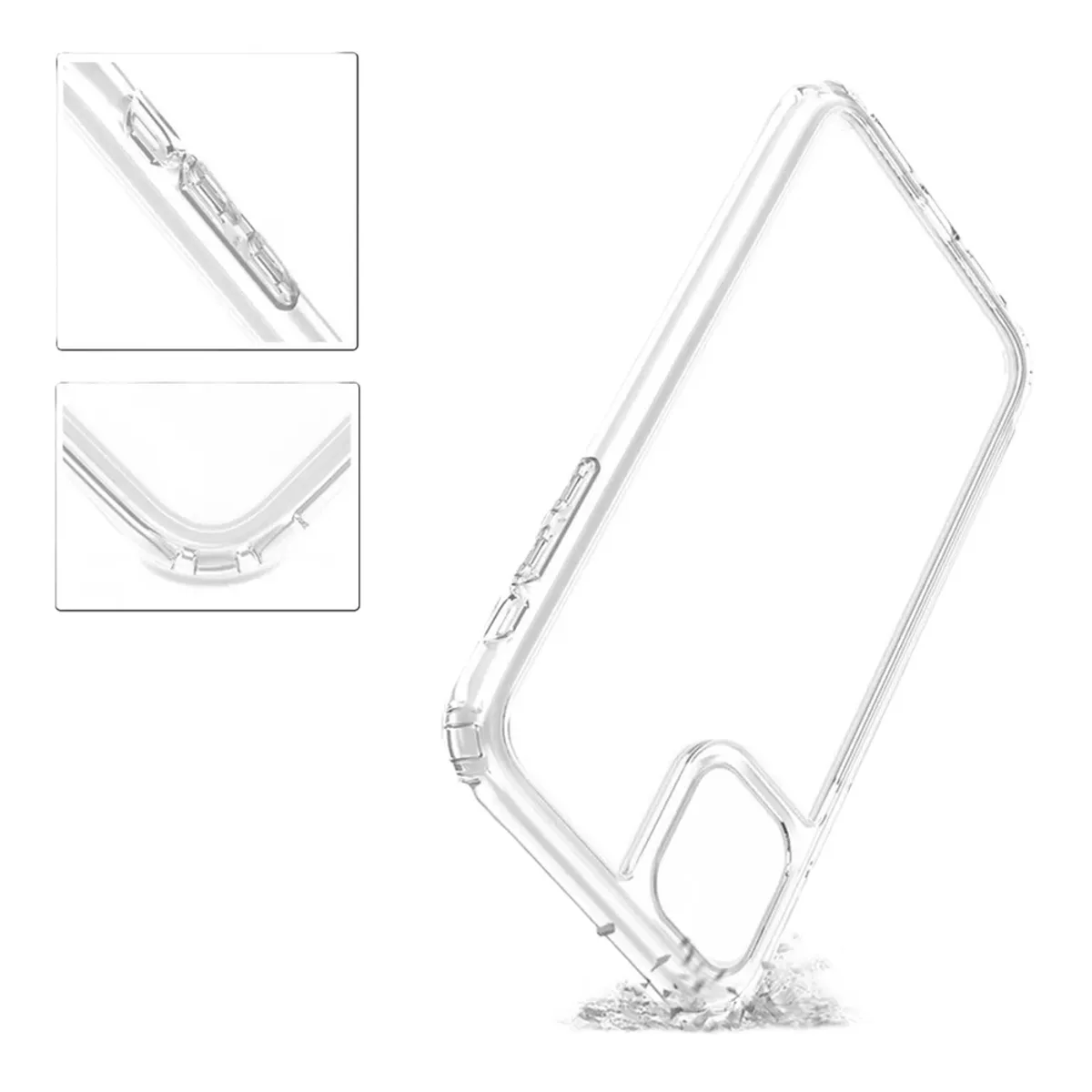 GENERICO - Case generico transparente para celular Samsung S20  - silicona