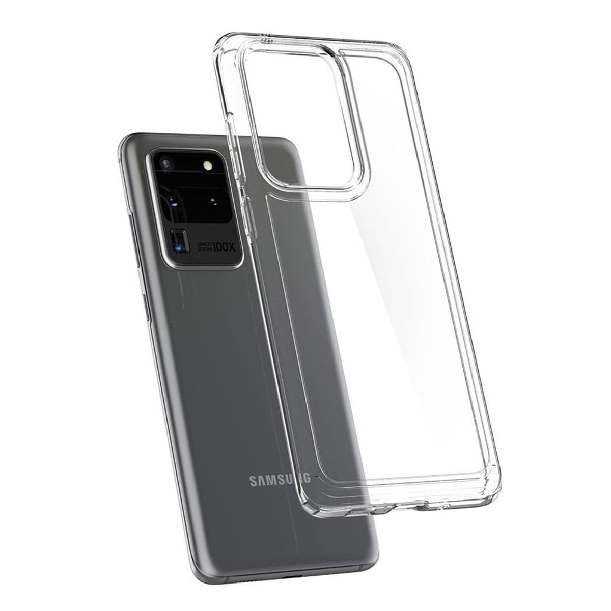 GENERICO - Case generico transparente para celular Samsung S20 Ultra - silicona