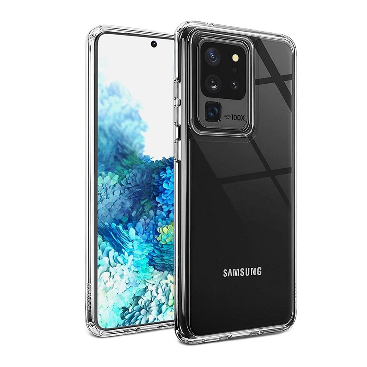 GENERICO - Case generico transparente para celular Samsung S20 Ultra - silicona