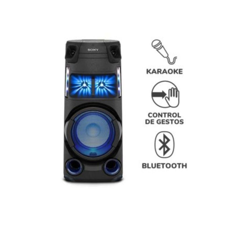 SONY - EQUIPO DE SONIDO SONY MHC-V43D BLUETOOTH KARAOKE NEGRO