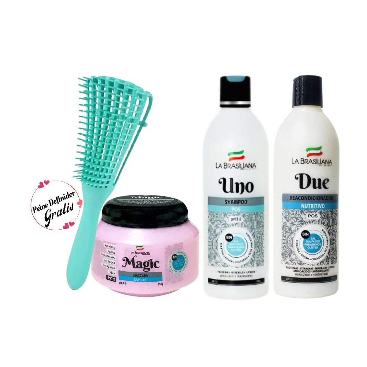 LA BRASILIANA - Pack La Brasiliana Cabello Daño Extremo