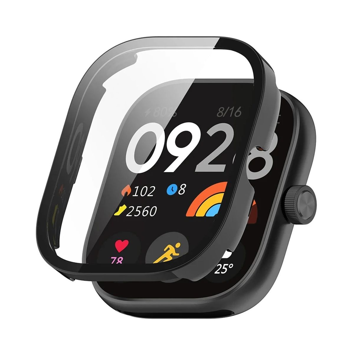GENERICO - Case Funda 360 para REDMI WATCH 4 - Negro