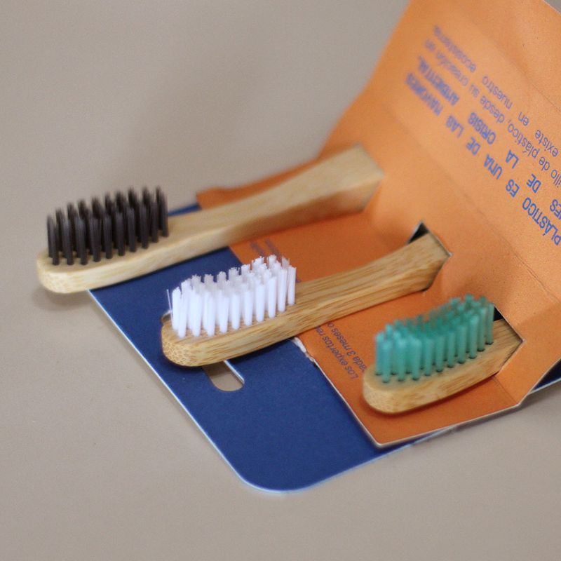Cepillo de Dientes de Bambú Bamboo Balance Tripack Adultos BAMBOO - Main Image