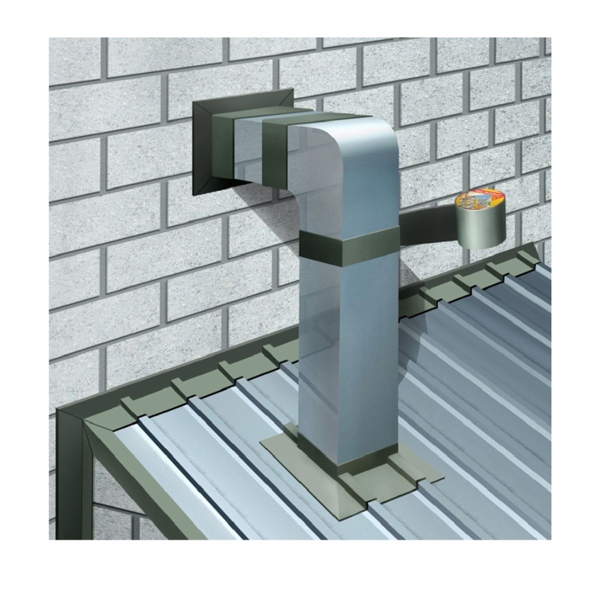 SIKA - Cinta para Sellar Uniones Sika Multiseal S Aluminio Gratis Sikabond123