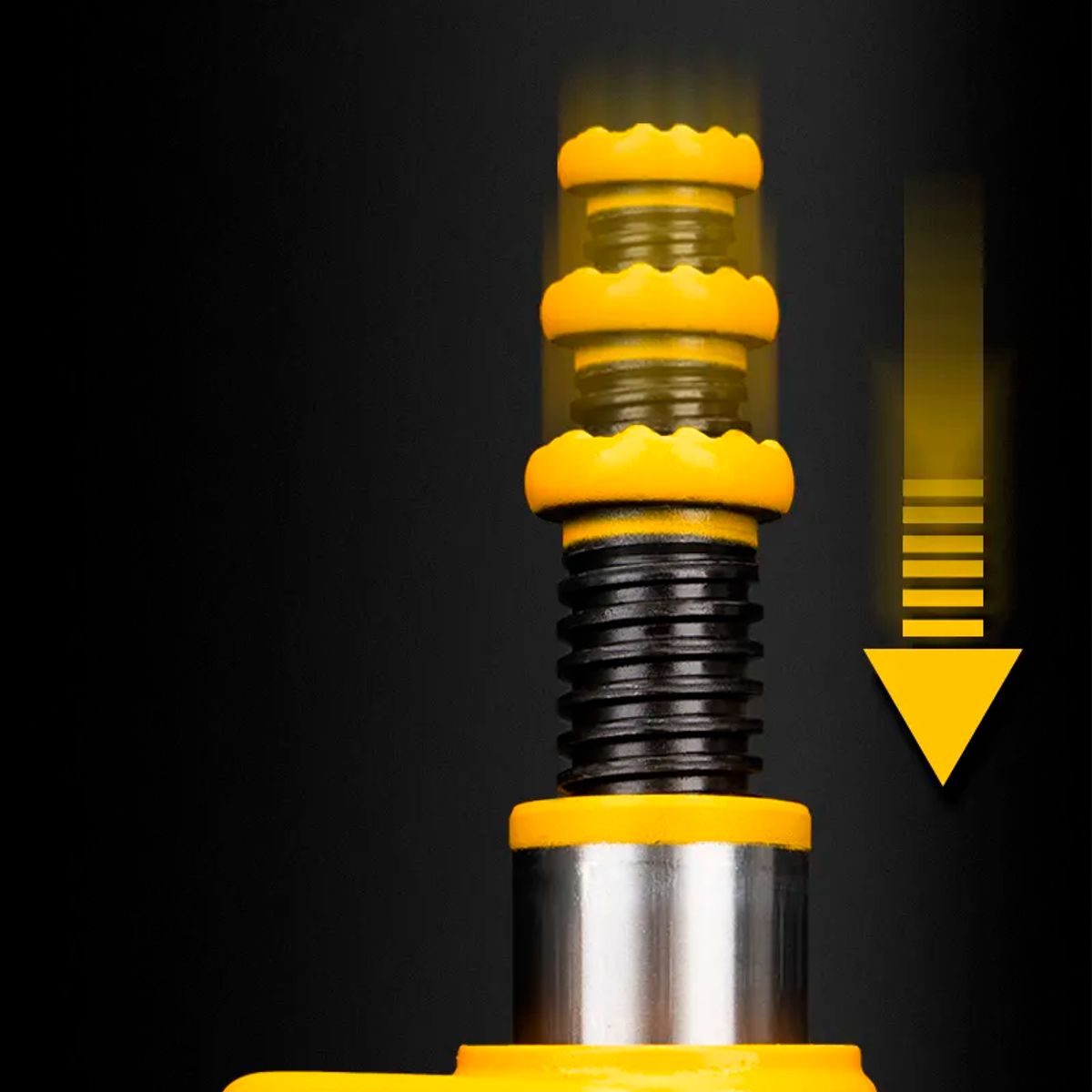 C&A - Gata Hidráulica Tipo Botella de 6TON