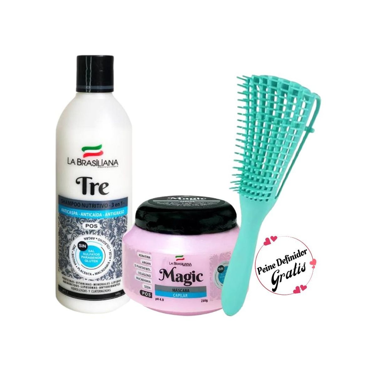 LA BRASILIANA - Shampoo Tre Antiresiduos + Mascarilla Capilar La Brasiliana