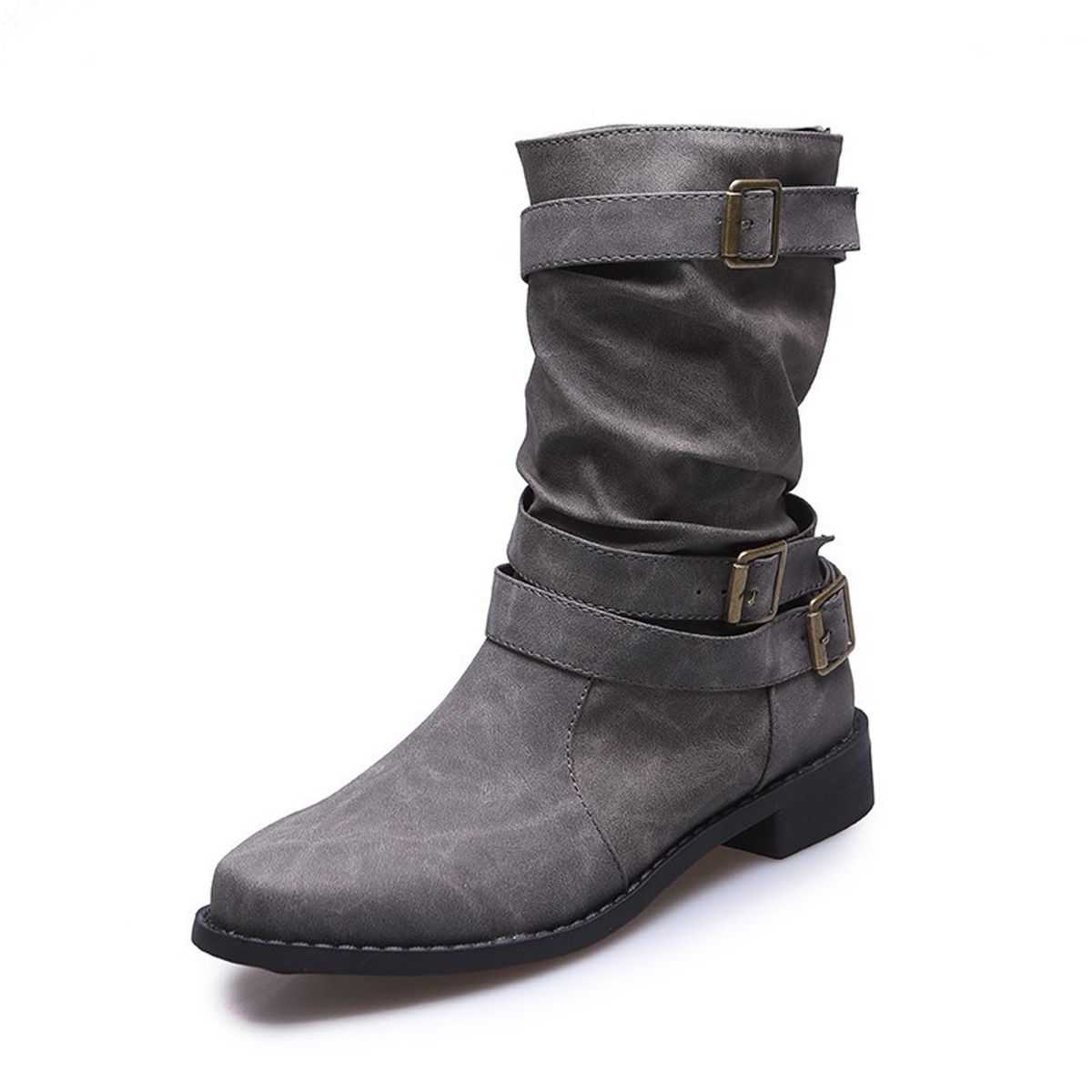 TIOZONEY - Botas casual para mujer