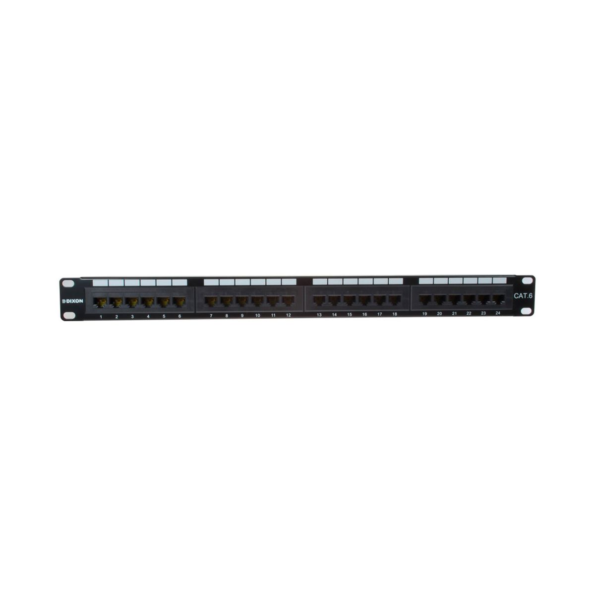 DIXON - PANEL MODULAR DIXON CAT6 24 PUERTOS 1RU 19 PN P24T-K11-C6CBK