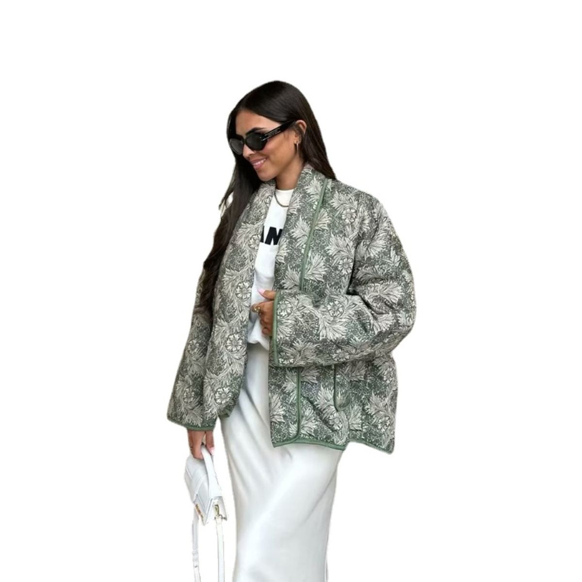 TIOZONEY - Chaqueta para Mujer - Verde