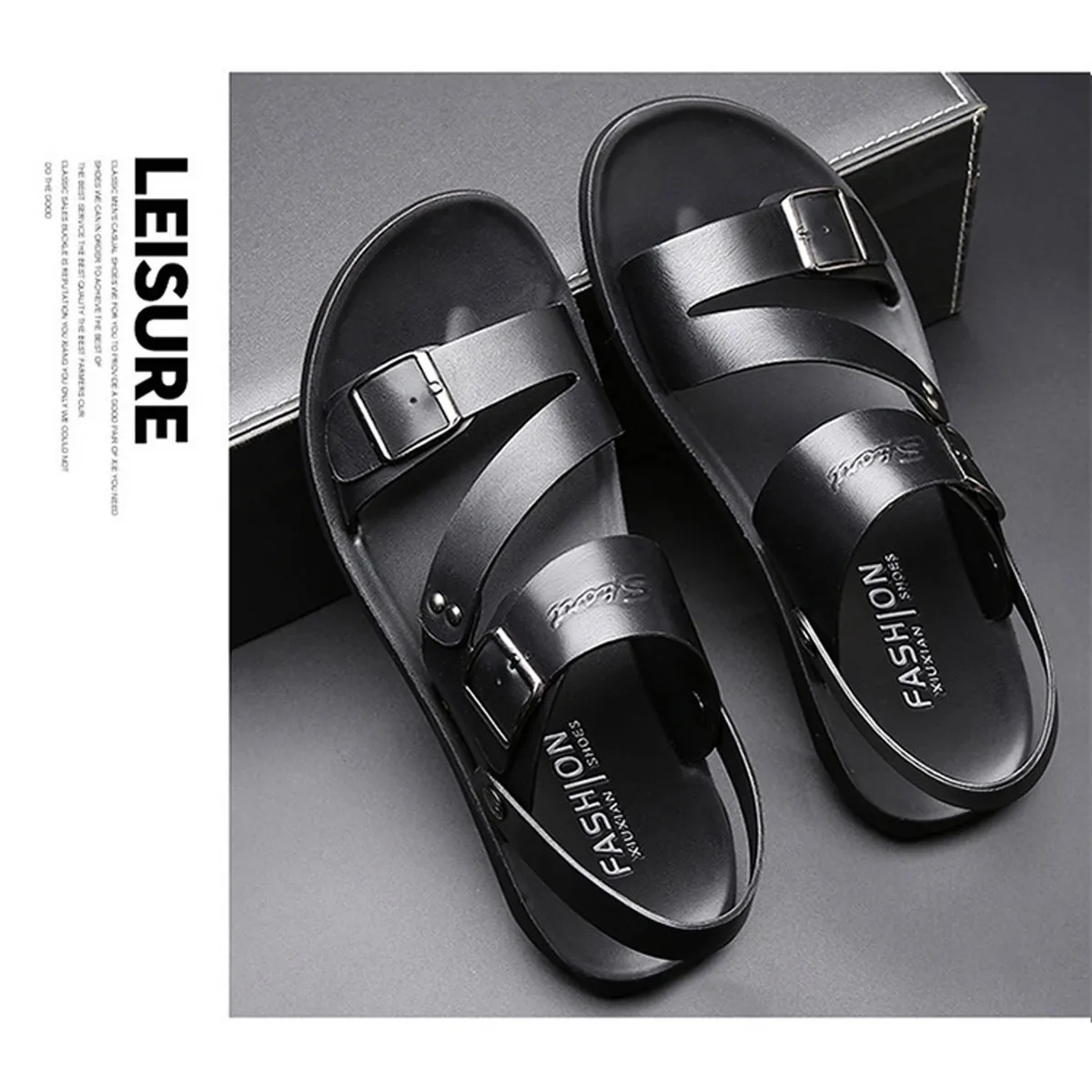 TIOZONEY - Sandalia Hombre