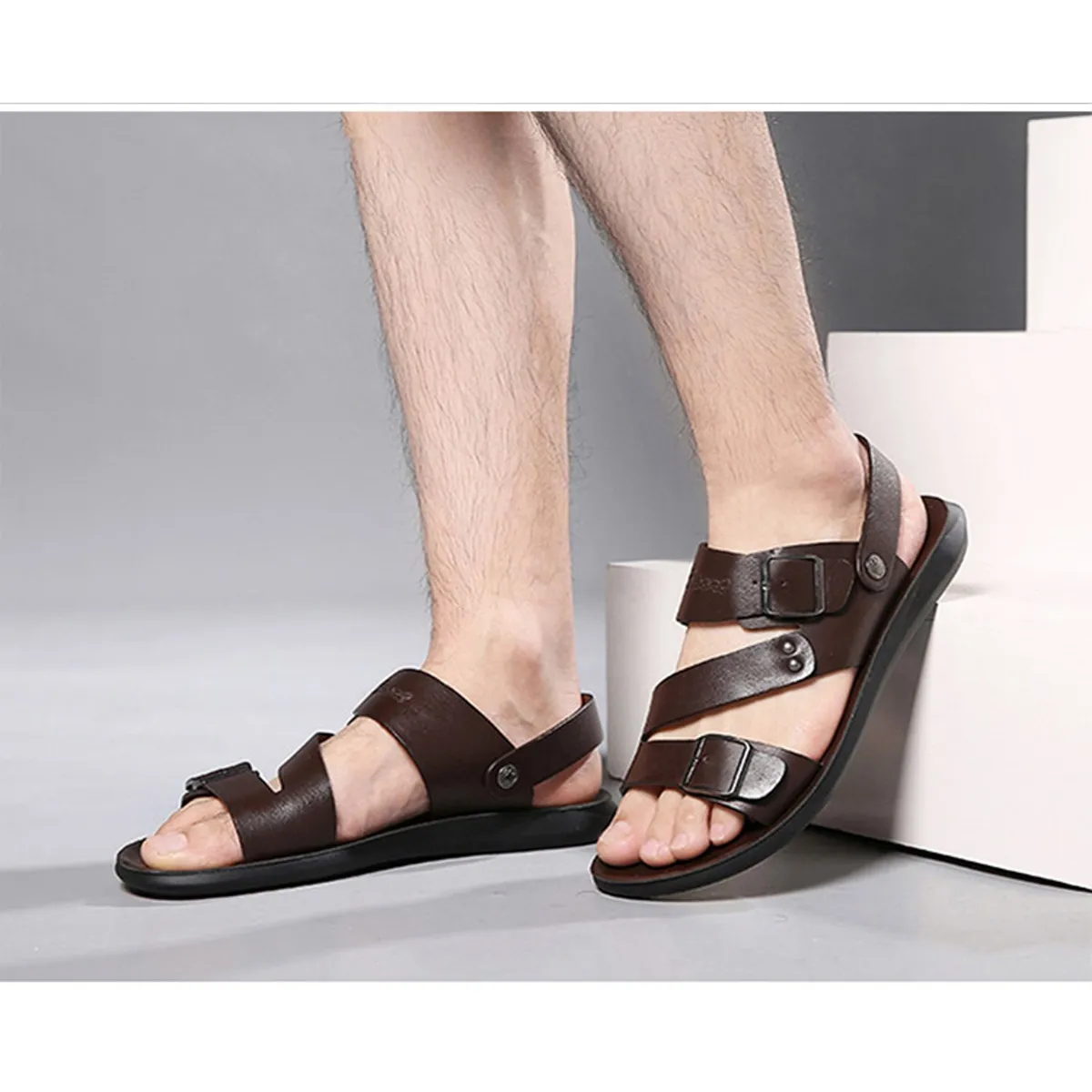 TIOZONEY - Sandalia Hombre
