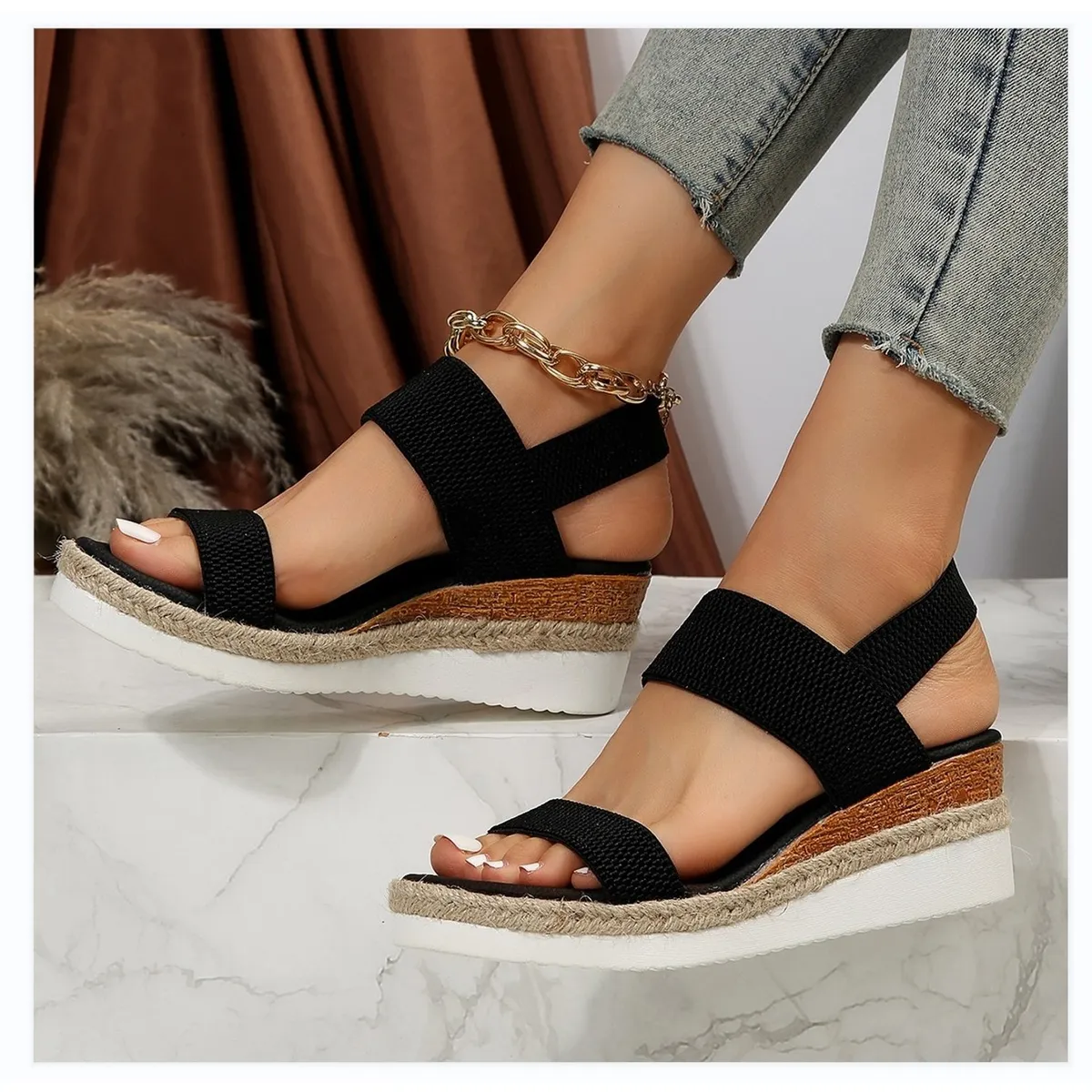 TIOZONEY - Sandalia Mujer