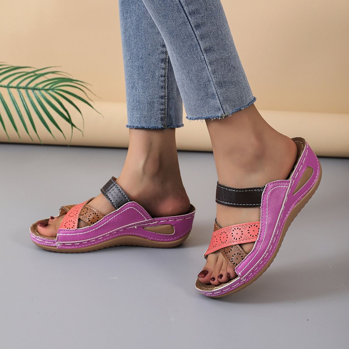 TIOZONEY - Sandalia Mujer