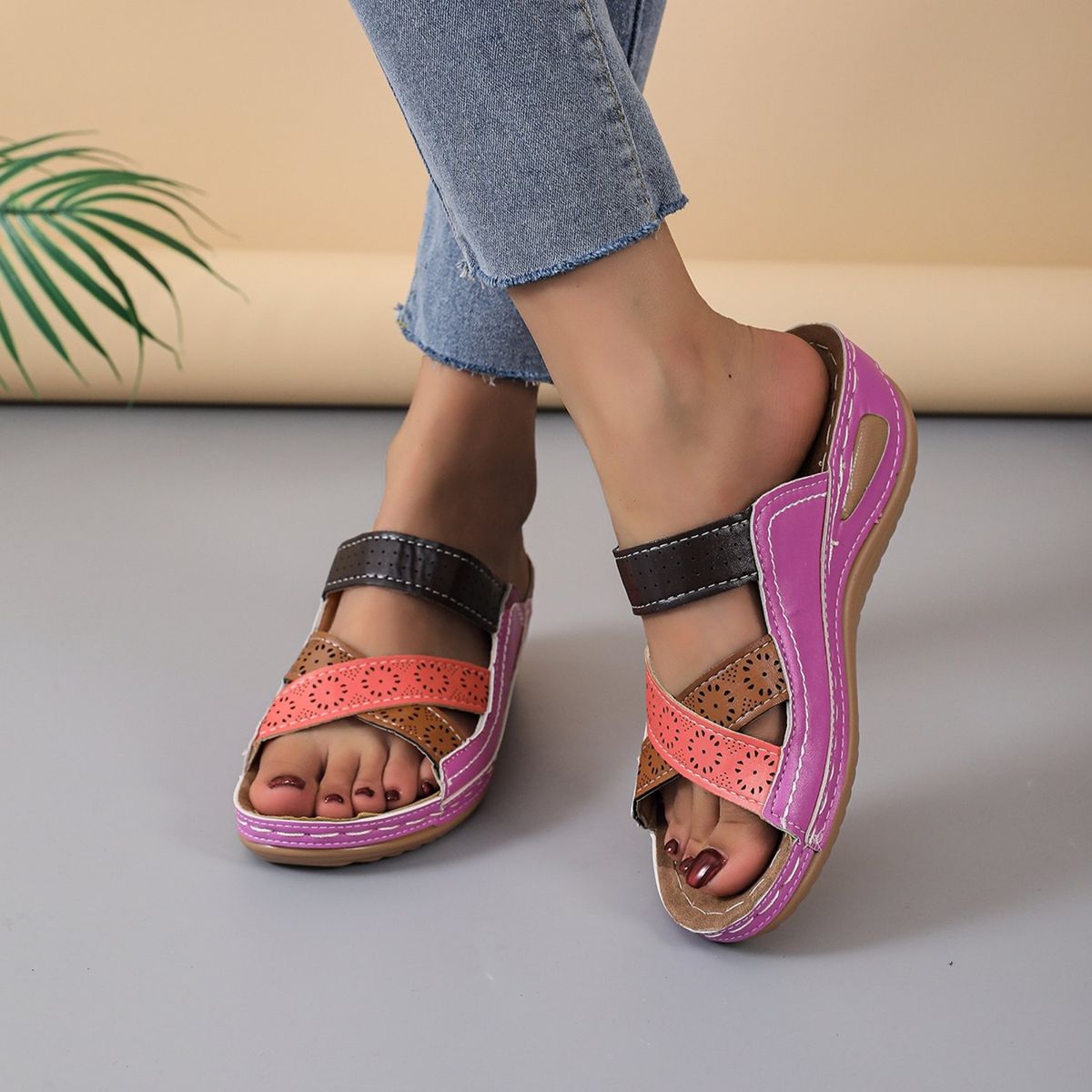 TIOZONEY - Sandalia Mujer