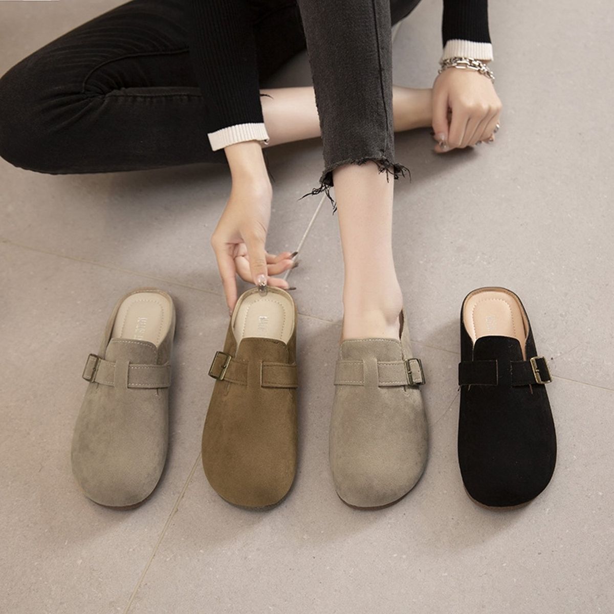 TIOZONEY - Mujer Sandalia