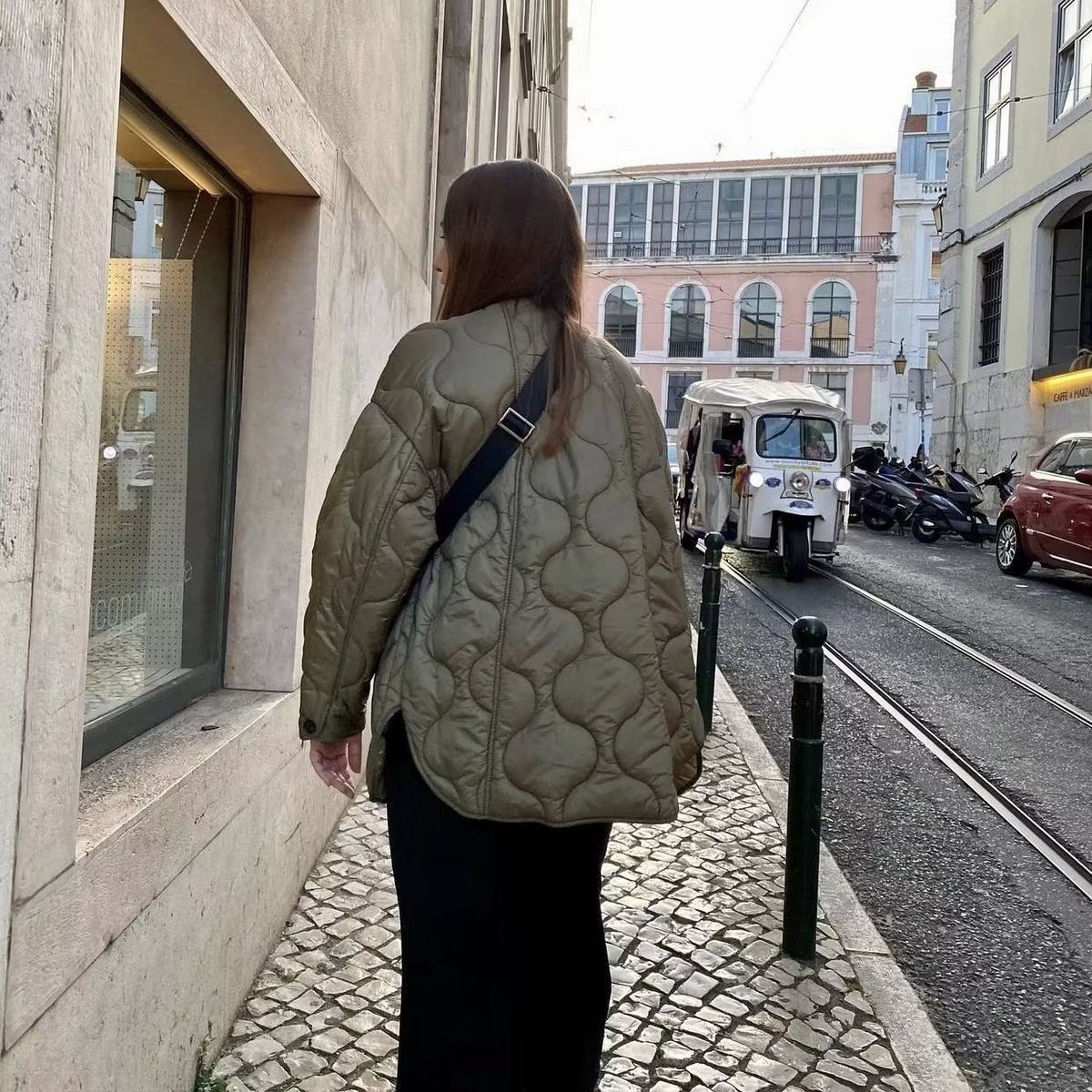 TIOZONEY - Chaqueta para Mujer - Verde