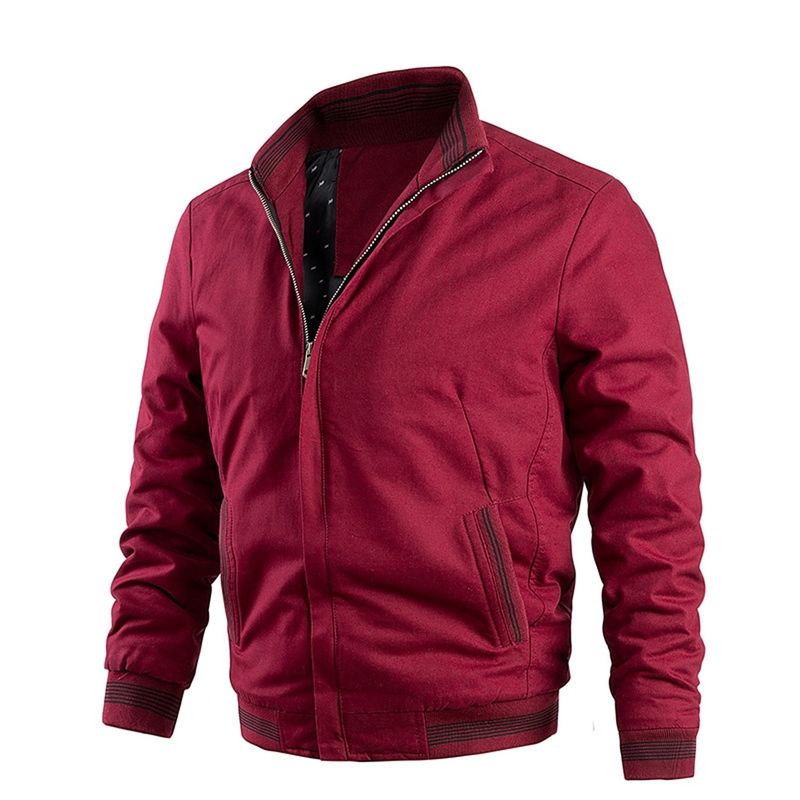 TIOZONEY - Chaqueta casual de algodón para hombre