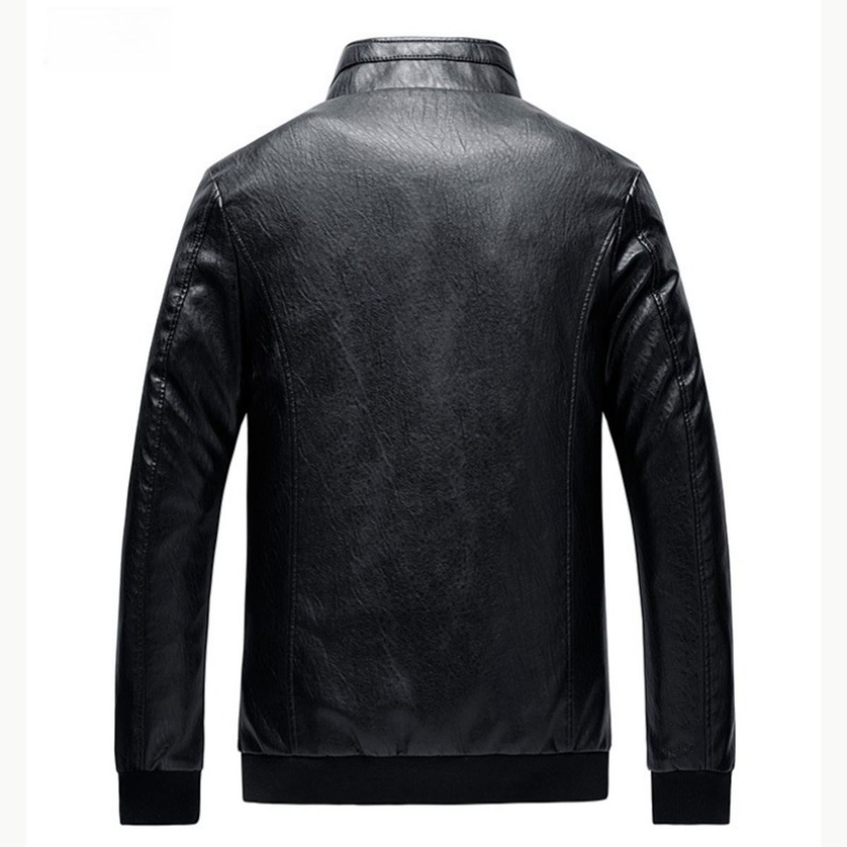 TIOZONEY - Chaqueta casual de PU para hombre