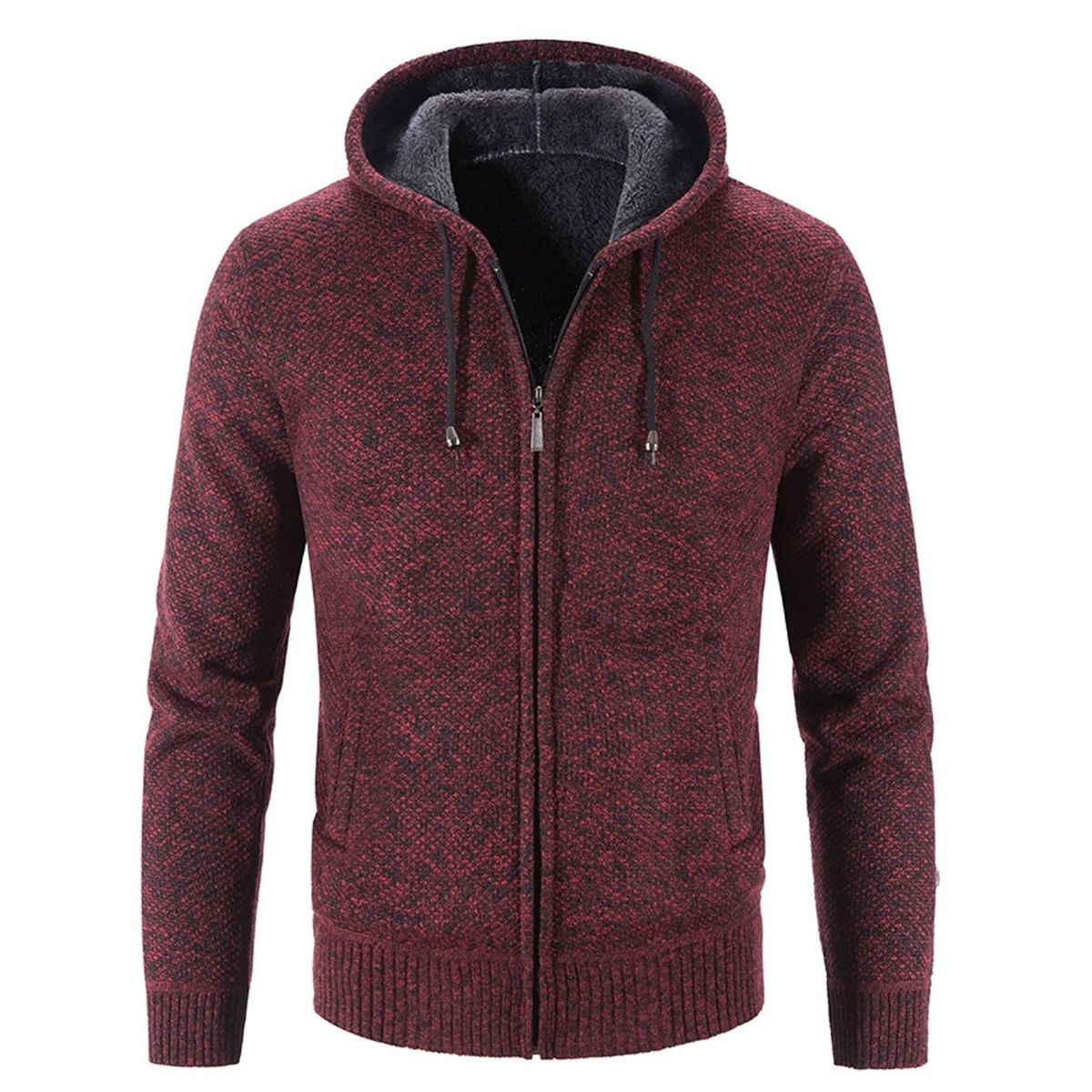 TIOZONEY - Chaqueta gruesa con capucha para hombre