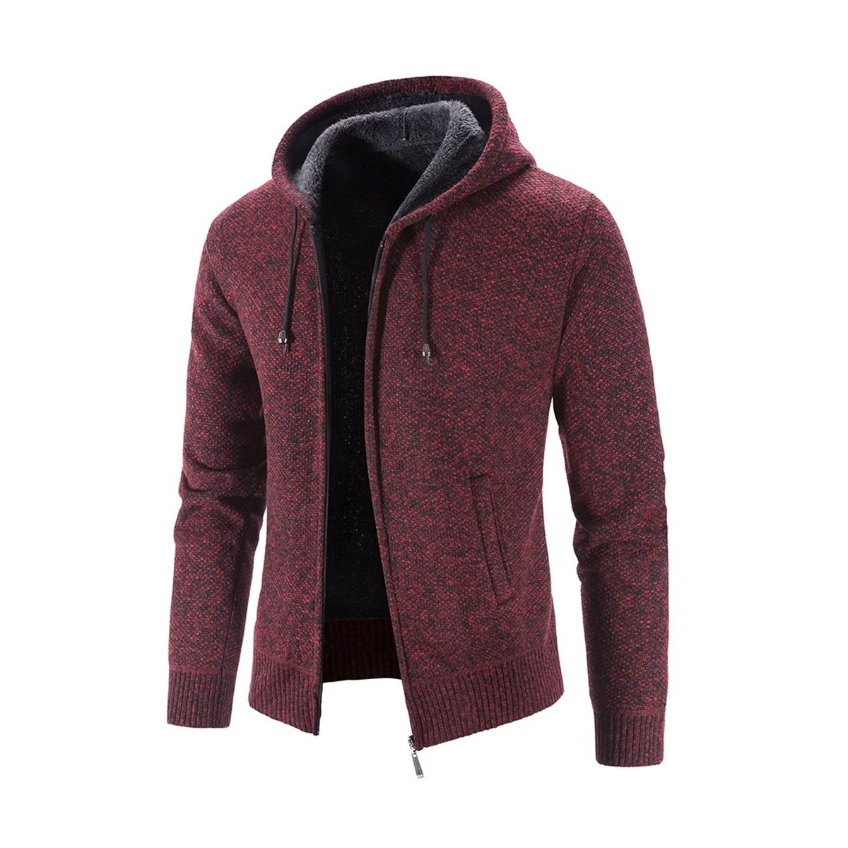 TIOZONEY - Chaqueta gruesa con capucha para hombre