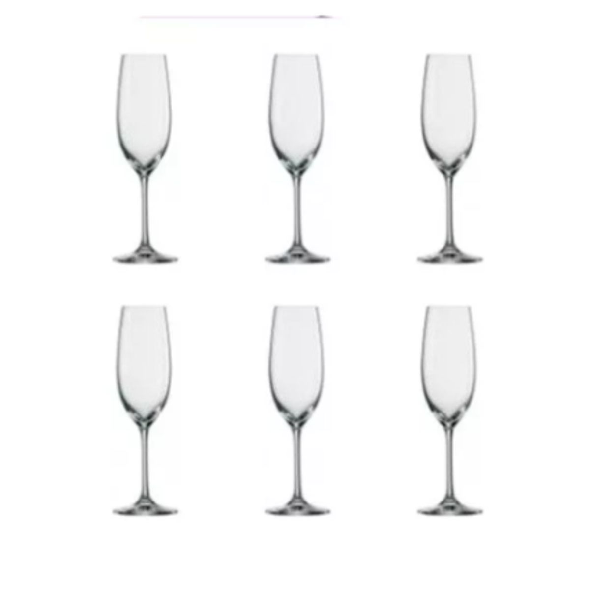 GENERICO - 6 copas de champagne de Cristal
