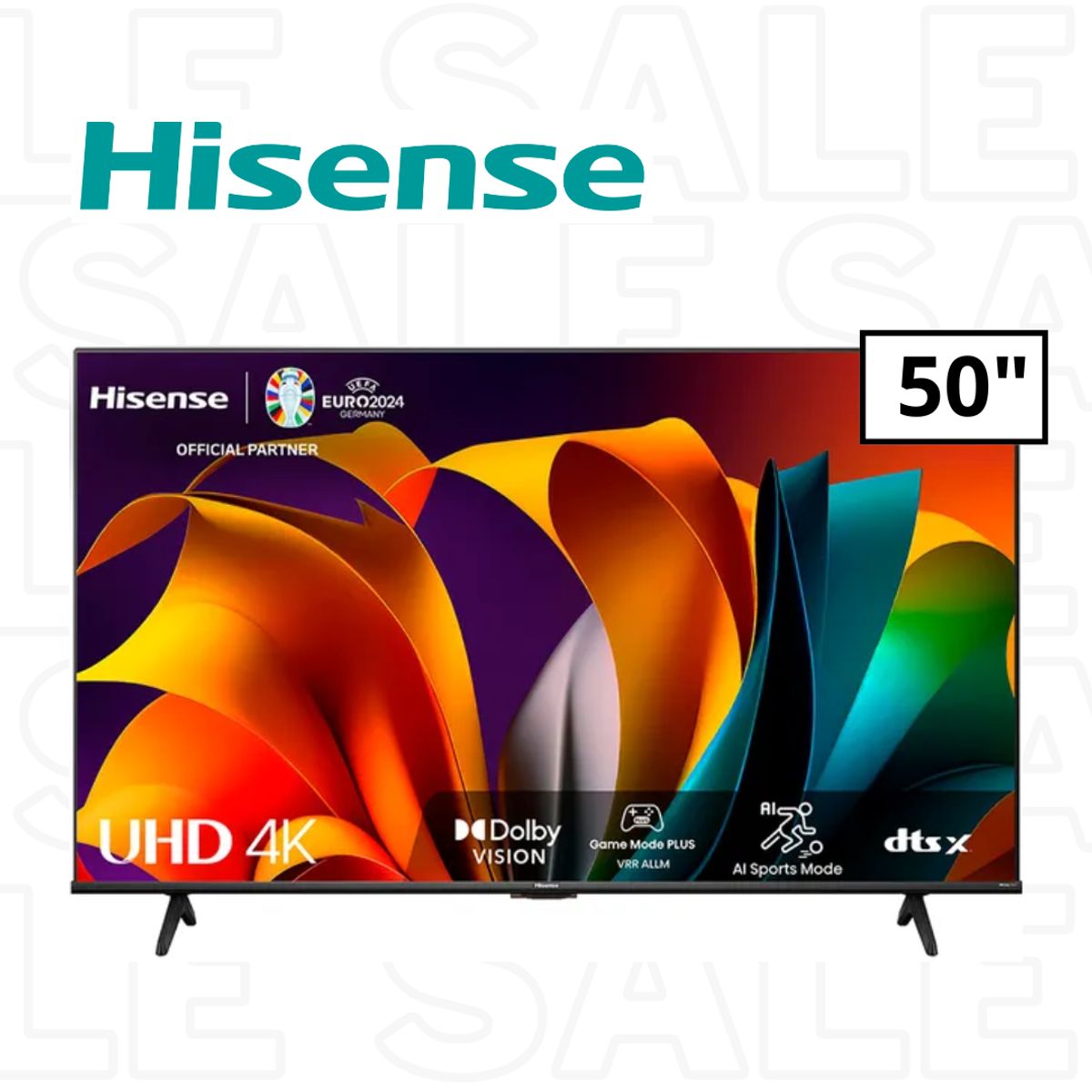 HISENSE - TELEVISOR HISENSE 50 SMART TV VIDAA 4K UHD LED - 50A6N