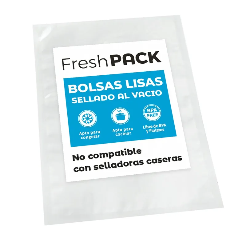 GENERICO - Bolsas Lisas Sellado al Vacío 20x20 Cm 90 Micras 100 Und