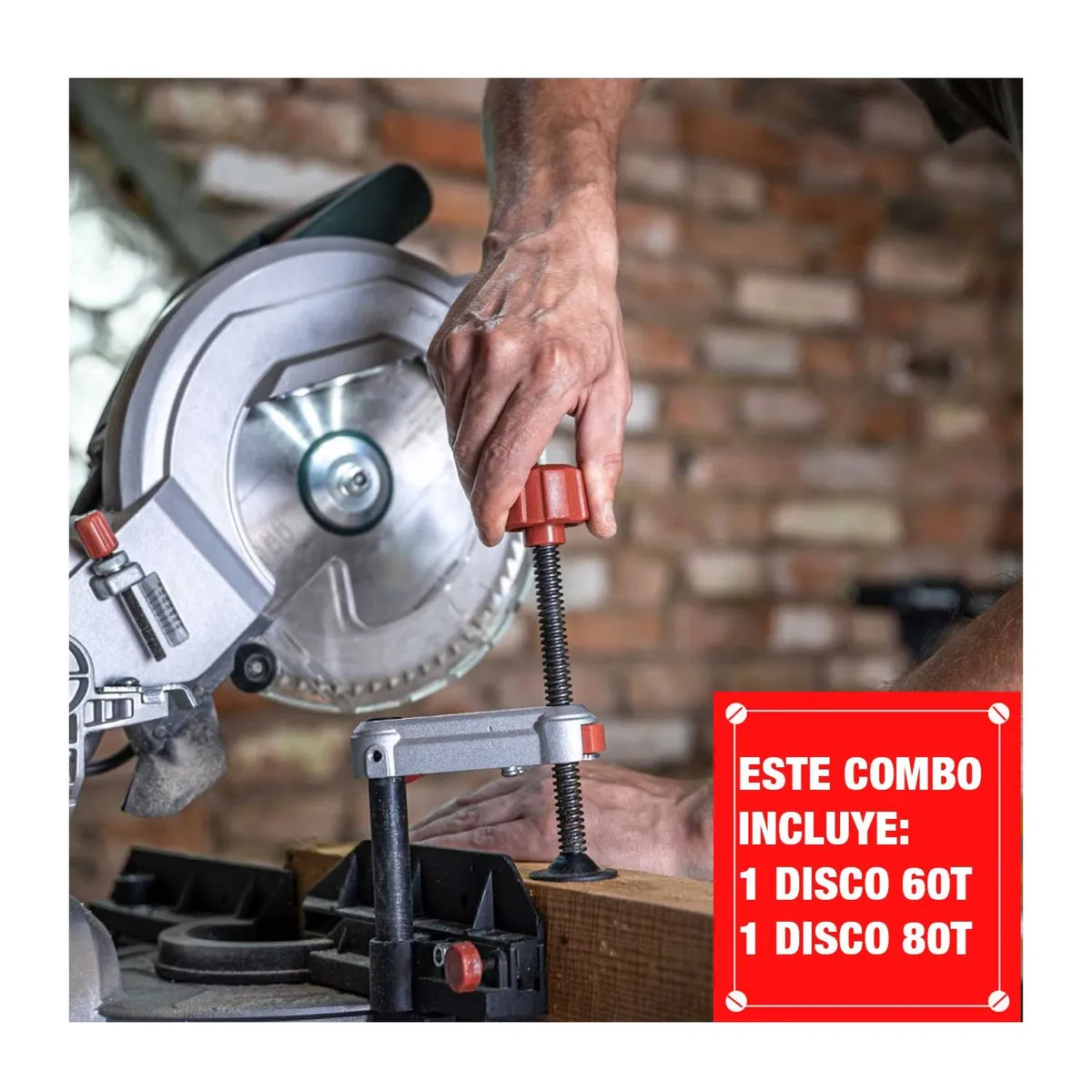 TOTAL TOOLS - SIERRA INGLETADORA 10 TOTAL 1800W CORTADORA MADERA METAL