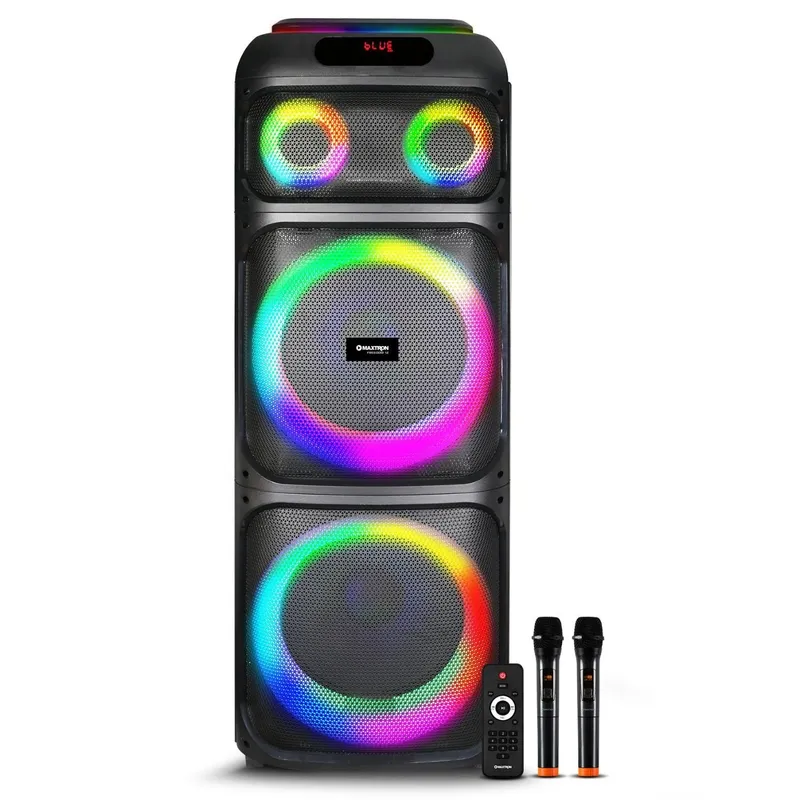 MAXTRON - Parlante Torre de Sonido Maxtron MX 1213LA Función TWS REC Play