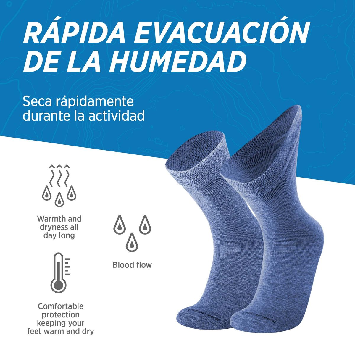 SILVERA NANOTECH - Medias terapéuticas diabéticos hombre mujer salud alpaca extra suave