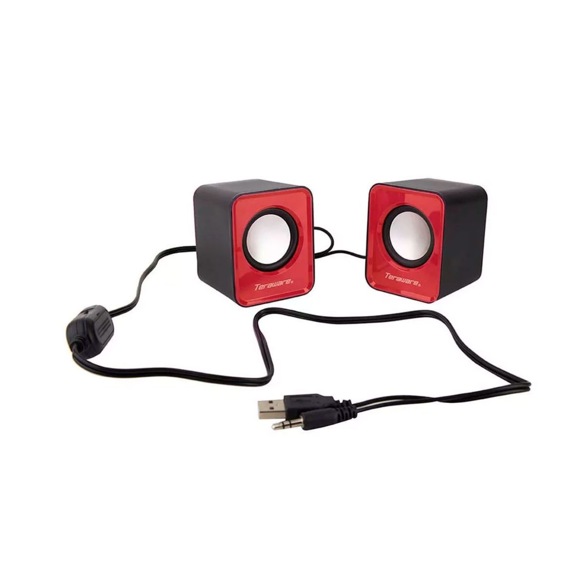 TERAWARE - PARLANTE TERAWARE KP118-BR 2.0 USB 3W, 3.5MM, ROJO P/N: KP118-BR