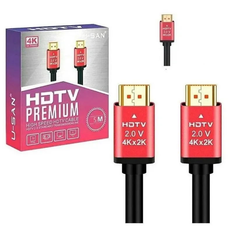 SEISA - Cable Hdmi 4k Premium - Punta Dorada - Ultra Hd 10 Metros