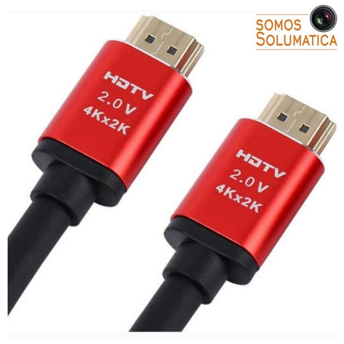 SEISA - Cable Hdmi 4k Premium - Punta Dorada - Ultra Hd 10 Metros