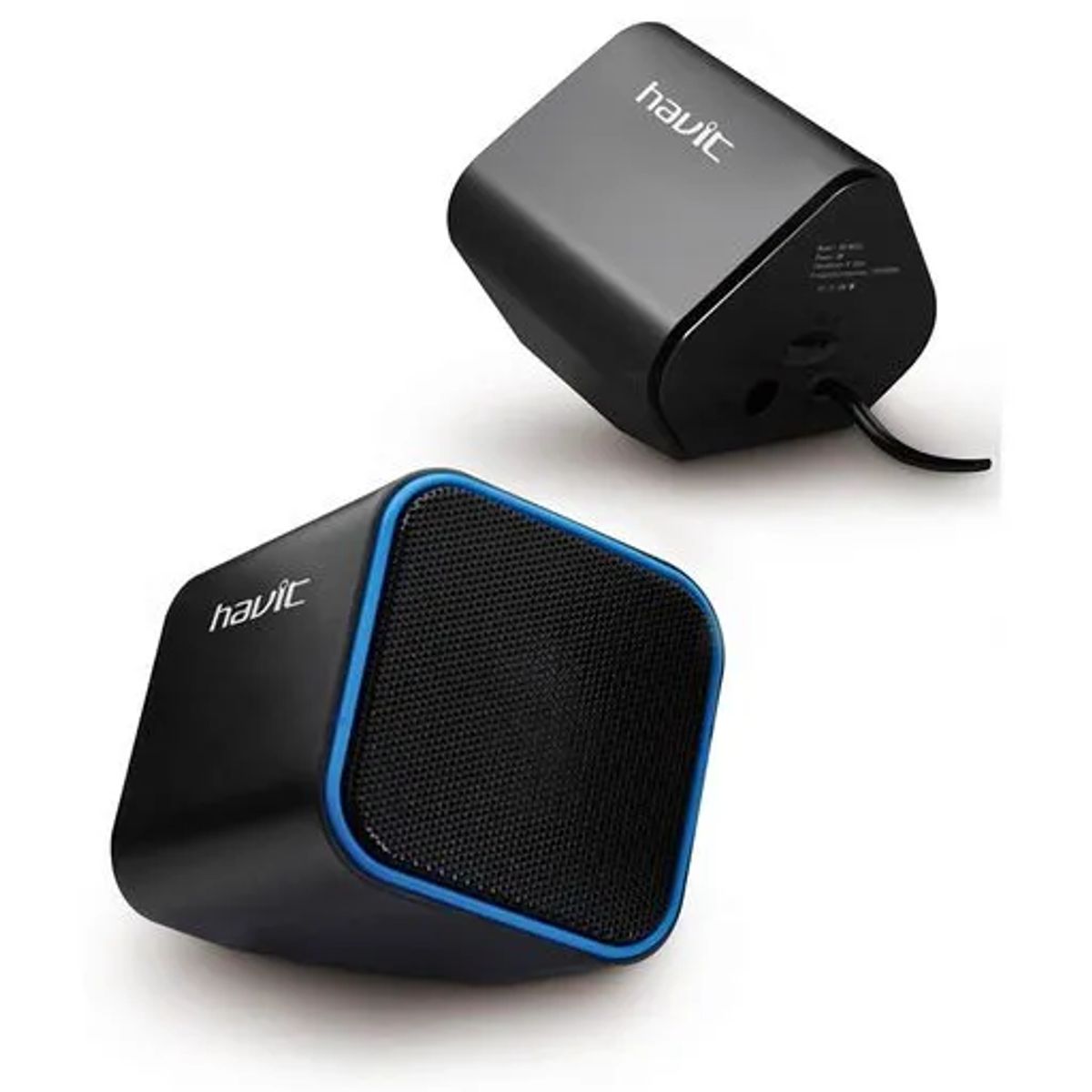 HAVIT - Altavoces Multimedia USB 2.0  Havit HV-SK473, Color Negro/Azul