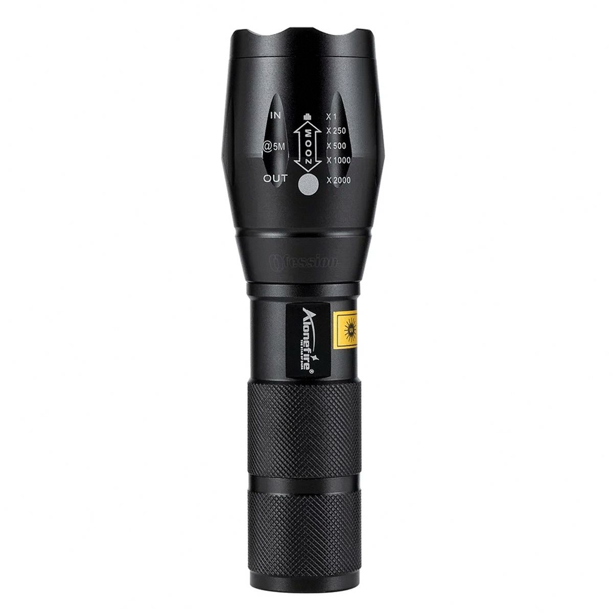 GENERICO - Linterna luz negra led UV 365nm Detector florurecentes zoom